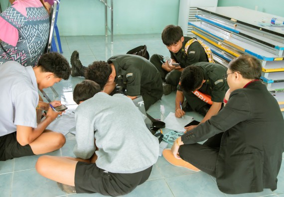 ภาพกิจกรรม  คณะวิทยาศาสตร์และเทคโนโลยี จัดกิจกรรมแนะแนวการศึกษา เพื่อประชาสัมพันธ์หลักสูตรภายในคณะวิทยาศาสตร์และเทคโนโลยี