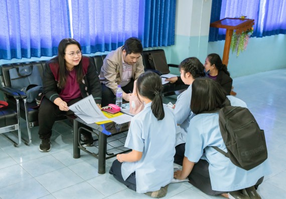 ภาพกิจกรรม  คณะวิทยาศาสตร์และเทคโนโลยี จัดกิจกรรมแนะแนวการศึกษา เพื่อประชาสัมพันธ์หลักสูตรภายในคณะวิทยาศาสตร์และเทคโนโลยี