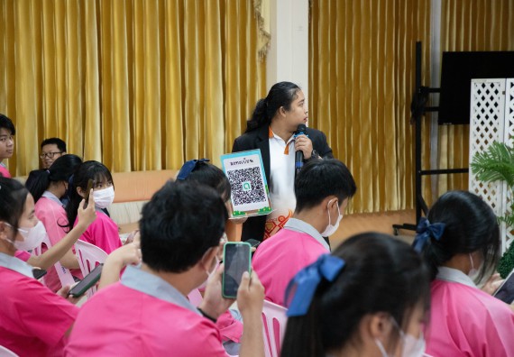 ภาพกิจกรรม  คณะวิทยาศาสตร์และเทคโนโลยี จัดค่ายวิทยาศาสตร์สัญจร ปีการศึกษา 2566  โรงเรียนชากังราววิทยา (อินทร์-ชุ่ม ดีสารอุปถัมภ์) 