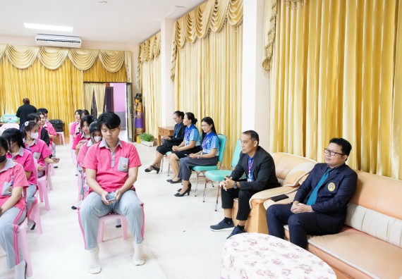 ภาพกิจกรรม  คณะวิทยาศาสตร์และเทคโนโลยี จัดค่ายวิทยาศาสตร์สัญจร ปีการศึกษา 2566  โรงเรียนชากังราววิทยา (อินทร์-ชุ่ม ดีสารอุปถัมภ์) 