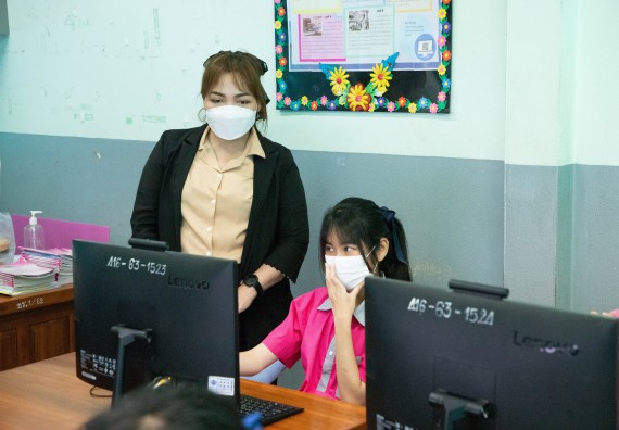 ภาพกิจกรรม  คณะวิทยาศาสตร์และเทคโนโลยี จัดค่ายวิทยาศาสตร์สัญจร ปีการศึกษา 2566  โรงเรียนชากังราววิทยา (อินทร์-ชุ่ม ดีสารอุปถัมภ์) 