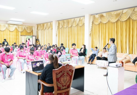 ภาพกิจกรรม  คณะวิทยาศาสตร์และเทคโนโลยี จัดค่ายวิทยาศาสตร์สัญจร ปีการศึกษา 2566  โรงเรียนชากังราววิทยา (อินทร์-ชุ่ม ดีสารอุปถัมภ์) 