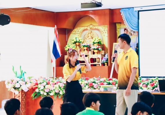 ภาพกิจกรรม  คณะวิทยาศาสตร์และเทคโนโลยี จัดค่ายวิทยาศาสตร์สัญจร ปีการศึกษา 2566  โรงเรียนคลองลานพัฒนาจินดาศักดิ์