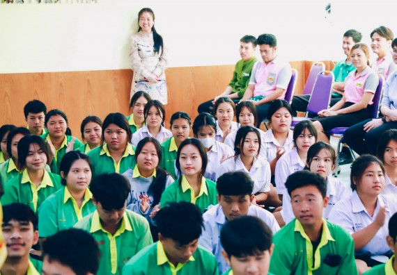 ภาพกิจกรรม  คณะวิทยาศาสตร์และเทคโนโลยี จัดค่ายวิทยาศาสตร์สัญจร ปีการศึกษา 2566  โรงเรียนคลองลานพัฒนาจินดาศักดิ์