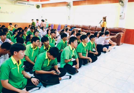 ภาพกิจกรรม  คณะวิทยาศาสตร์และเทคโนโลยี จัดค่ายวิทยาศาสตร์สัญจร ปีการศึกษา 2566  โรงเรียนคลองลานพัฒนาจินดาศักดิ์