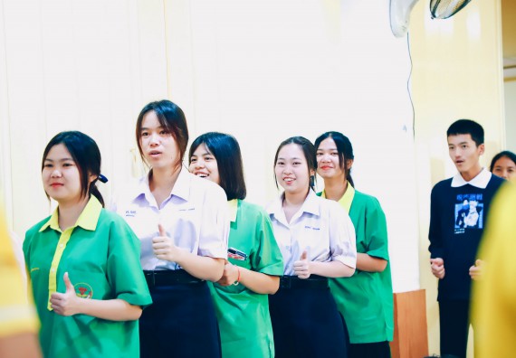 ภาพกิจกรรม  คณะวิทยาศาสตร์และเทคโนโลยี จัดค่ายวิทยาศาสตร์สัญจร ปีการศึกษา 2566  โรงเรียนคลองลานพัฒนาจินดาศักดิ์