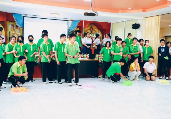 ภาพกิจกรรม  คณะวิทยาศาสตร์และเทคโนโลยี จัดค่ายวิทยาศาสตร์สัญจร ปีการศึกษา 2566  โรงเรียนคลองลานพัฒนาจินดาศักดิ์