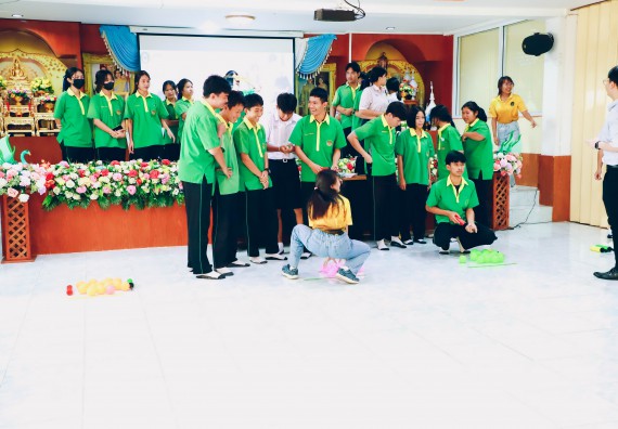 ภาพกิจกรรม  คณะวิทยาศาสตร์และเทคโนโลยี จัดค่ายวิทยาศาสตร์สัญจร ปีการศึกษา 2566  โรงเรียนคลองลานพัฒนาจินดาศักดิ์