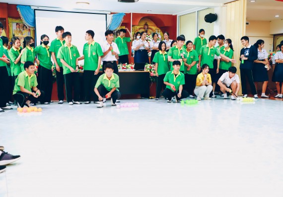 ภาพกิจกรรม  คณะวิทยาศาสตร์และเทคโนโลยี จัดค่ายวิทยาศาสตร์สัญจร ปีการศึกษา 2566  โรงเรียนคลองลานพัฒนาจินดาศักดิ์