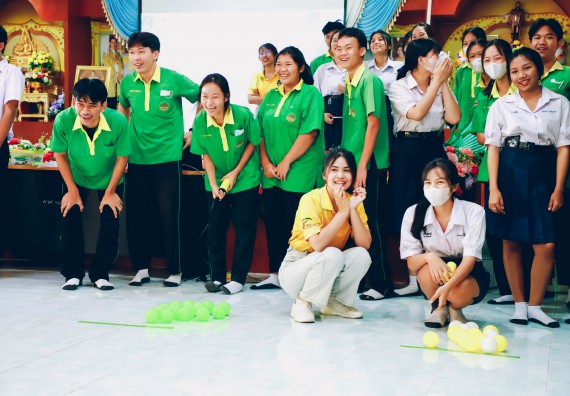 ภาพกิจกรรม  คณะวิทยาศาสตร์และเทคโนโลยี จัดค่ายวิทยาศาสตร์สัญจร ปีการศึกษา 2566  โรงเรียนคลองลานพัฒนาจินดาศักดิ์