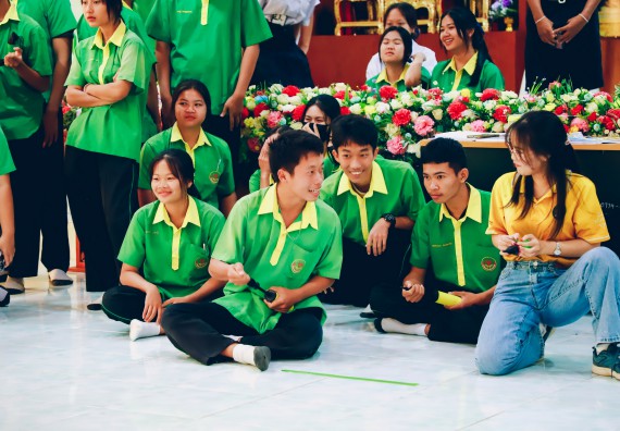 ภาพกิจกรรม  คณะวิทยาศาสตร์และเทคโนโลยี จัดค่ายวิทยาศาสตร์สัญจร ปีการศึกษา 2566  โรงเรียนคลองลานพัฒนาจินดาศักดิ์