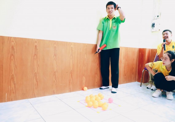 ภาพกิจกรรม  คณะวิทยาศาสตร์และเทคโนโลยี จัดค่ายวิทยาศาสตร์สัญจร ปีการศึกษา 2566  โรงเรียนคลองลานพัฒนาจินดาศักดิ์