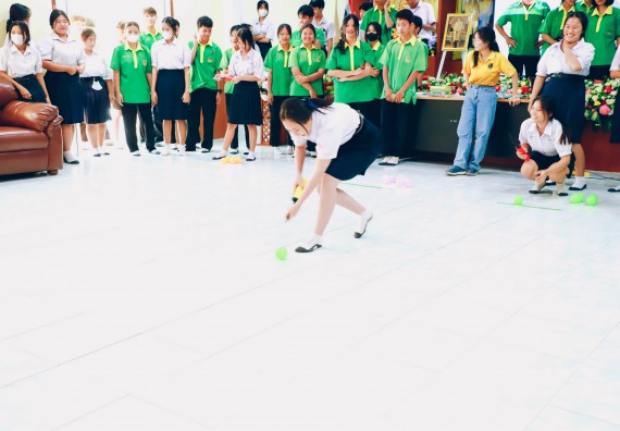 ภาพกิจกรรม  คณะวิทยาศาสตร์และเทคโนโลยี จัดค่ายวิทยาศาสตร์สัญจร ปีการศึกษา 2566  โรงเรียนคลองลานพัฒนาจินดาศักดิ์