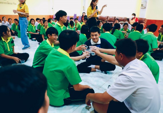 ภาพกิจกรรม  คณะวิทยาศาสตร์และเทคโนโลยี จัดค่ายวิทยาศาสตร์สัญจร ปีการศึกษา 2566  โรงเรียนคลองลานพัฒนาจินดาศักดิ์