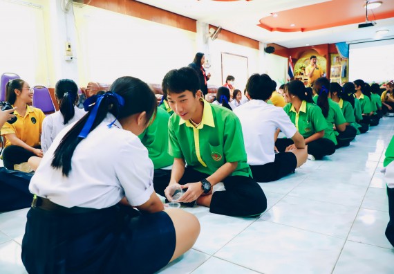 ภาพกิจกรรม  คณะวิทยาศาสตร์และเทคโนโลยี จัดค่ายวิทยาศาสตร์สัญจร ปีการศึกษา 2566  โรงเรียนคลองลานพัฒนาจินดาศักดิ์