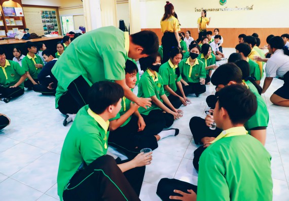 ภาพกิจกรรม  คณะวิทยาศาสตร์และเทคโนโลยี จัดค่ายวิทยาศาสตร์สัญจร ปีการศึกษา 2566  โรงเรียนคลองลานพัฒนาจินดาศักดิ์