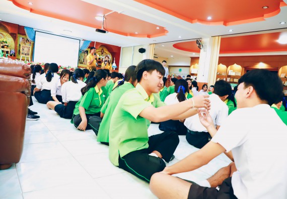 ภาพกิจกรรม  คณะวิทยาศาสตร์และเทคโนโลยี จัดค่ายวิทยาศาสตร์สัญจร ปีการศึกษา 2566  โรงเรียนคลองลานพัฒนาจินดาศักดิ์