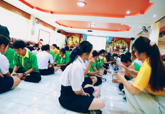 ภาพกิจกรรม  คณะวิทยาศาสตร์และเทคโนโลยี จัดค่ายวิทยาศาสตร์สัญจร ปีการศึกษา 2566  โรงเรียนคลองลานพัฒนาจินดาศักดิ์