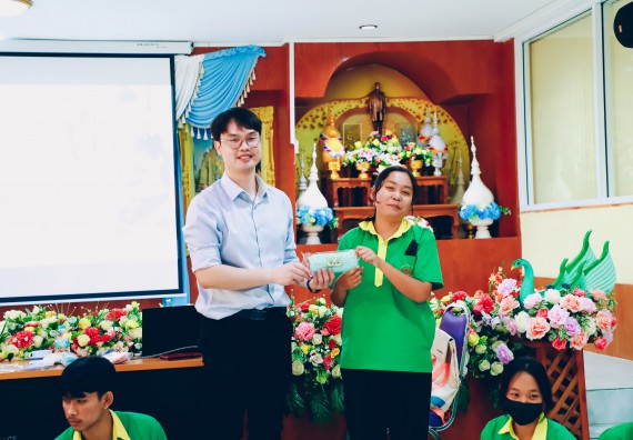 ภาพกิจกรรม  คณะวิทยาศาสตร์และเทคโนโลยี จัดค่ายวิทยาศาสตร์สัญจร ปีการศึกษา 2566  โรงเรียนคลองลานพัฒนาจินดาศักดิ์