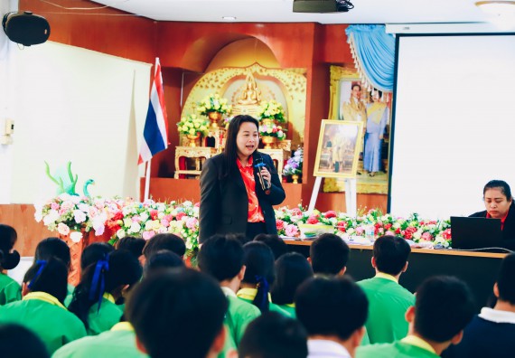 ภาพกิจกรรม  คณะวิทยาศาสตร์และเทคโนโลยี จัดค่ายวิทยาศาสตร์สัญจร ปีการศึกษา 2566  โรงเรียนคลองลานพัฒนาจินดาศักดิ์