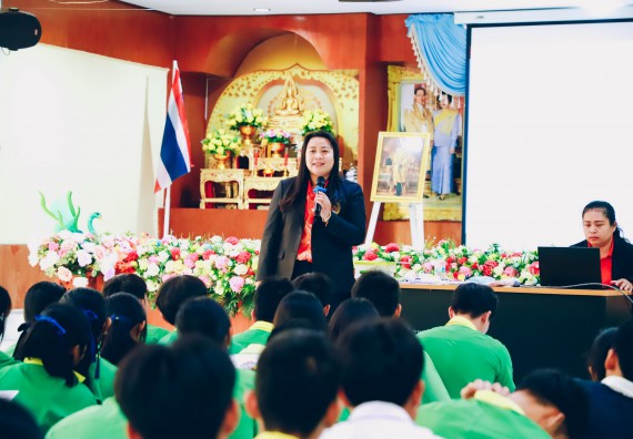 ภาพกิจกรรม  คณะวิทยาศาสตร์และเทคโนโลยี จัดค่ายวิทยาศาสตร์สัญจร ปีการศึกษา 2566  โรงเรียนคลองลานพัฒนาจินดาศักดิ์