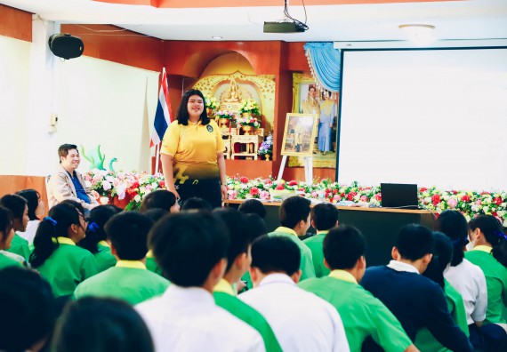 ภาพกิจกรรม  คณะวิทยาศาสตร์และเทคโนโลยี จัดค่ายวิทยาศาสตร์สัญจร ปีการศึกษา 2566  โรงเรียนคลองลานพัฒนาจินดาศักดิ์