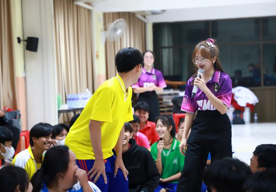 ภาพกิจกรรม  คณะวิทยาศาสตร์และเทคโนโลยี จัดค่ายวิทยาศาสตร์สัญจร ปีการศึกษา 2566  โรงเรียนนครไตรตรึงษ์