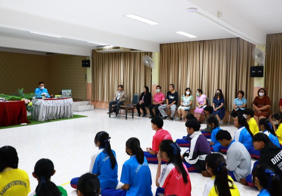 ภาพกิจกรรม  คณะวิทยาศาสตร์และเทคโนโลยี จัดค่ายวิทยาศาสตร์สัญจร ปีการศึกษา 2566  โรงเรียนนครไตรตรึงษ์