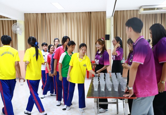 ภาพกิจกรรม  คณะวิทยาศาสตร์และเทคโนโลยี จัดค่ายวิทยาศาสตร์สัญจร ปีการศึกษา 2566  โรงเรียนนครไตรตรึงษ์