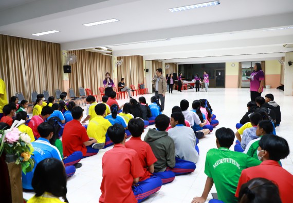 ภาพกิจกรรม  คณะวิทยาศาสตร์และเทคโนโลยี จัดค่ายวิทยาศาสตร์สัญจร ปีการศึกษา 2566  โรงเรียนนครไตรตรึงษ์