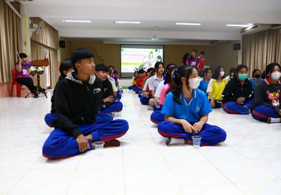 ภาพกิจกรรม  คณะวิทยาศาสตร์และเทคโนโลยี จัดค่ายวิทยาศาสตร์สัญจร ปีการศึกษา 2566  โรงเรียนนครไตรตรึงษ์