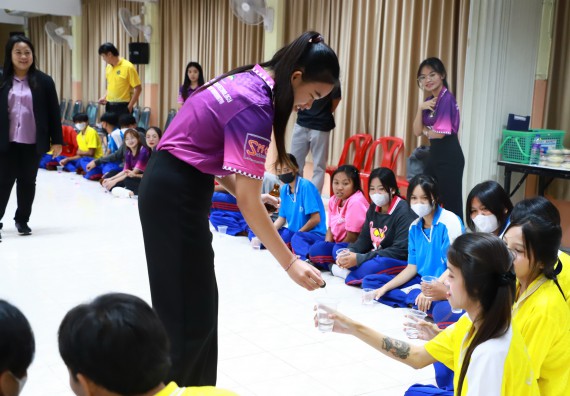 ภาพกิจกรรม  คณะวิทยาศาสตร์และเทคโนโลยี จัดค่ายวิทยาศาสตร์สัญจร ปีการศึกษา 2566  โรงเรียนนครไตรตรึงษ์