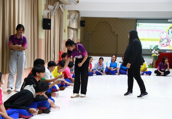 ภาพกิจกรรม  คณะวิทยาศาสตร์และเทคโนโลยี จัดค่ายวิทยาศาสตร์สัญจร ปีการศึกษา 2566  โรงเรียนนครไตรตรึงษ์