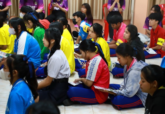 ภาพกิจกรรม  คณะวิทยาศาสตร์และเทคโนโลยี จัดค่ายวิทยาศาสตร์สัญจร ปีการศึกษา 2566  โรงเรียนนครไตรตรึงษ์