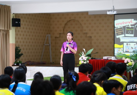 ภาพกิจกรรม  คณะวิทยาศาสตร์และเทคโนโลยี จัดค่ายวิทยาศาสตร์สัญจร ปีการศึกษา 2566  โรงเรียนนครไตรตรึงษ์