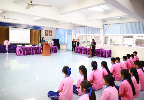 ภาพกิจกรรม  คณะวิทยาศาสตร์และเทคโนโลยี จัดค่ายวิทยาศาสตร์สัญจร ปีการศึกษา 2566 โรงเรียนวังตะเคียนประชานุสรณ์