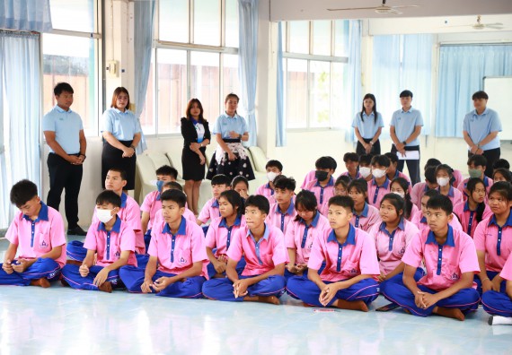 ภาพกิจกรรม  คณะวิทยาศาสตร์และเทคโนโลยี จัดค่ายวิทยาศาสตร์สัญจร ปีการศึกษา 2566 โรงเรียนวังตะเคียนประชานุสรณ์