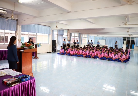 ภาพกิจกรรม  คณะวิทยาศาสตร์และเทคโนโลยี จัดค่ายวิทยาศาสตร์สัญจร ปีการศึกษา 2566 โรงเรียนวังตะเคียนประชานุสรณ์