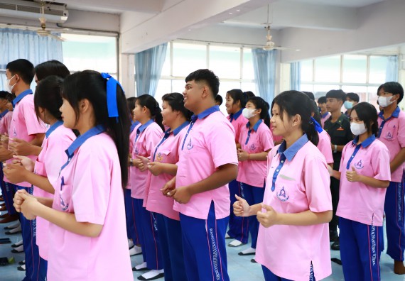 ภาพกิจกรรม  คณะวิทยาศาสตร์และเทคโนโลยี จัดค่ายวิทยาศาสตร์สัญจร ปีการศึกษา 2566 โรงเรียนวังตะเคียนประชานุสรณ์