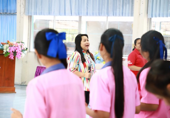 ภาพกิจกรรม  คณะวิทยาศาสตร์และเทคโนโลยี จัดค่ายวิทยาศาสตร์สัญจร ปีการศึกษา 2566 โรงเรียนวังตะเคียนประชานุสรณ์