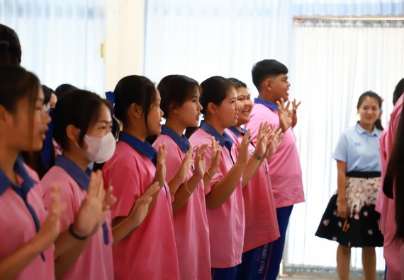 ภาพกิจกรรม  คณะวิทยาศาสตร์และเทคโนโลยี จัดค่ายวิทยาศาสตร์สัญจร ปีการศึกษา 2566 โรงเรียนวังตะเคียนประชานุสรณ์