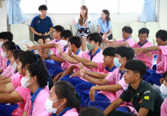ภาพกิจกรรม  คณะวิทยาศาสตร์และเทคโนโลยี จัดค่ายวิทยาศาสตร์สัญจร ปีการศึกษา 2566 โรงเรียนวังตะเคียนประชานุสรณ์