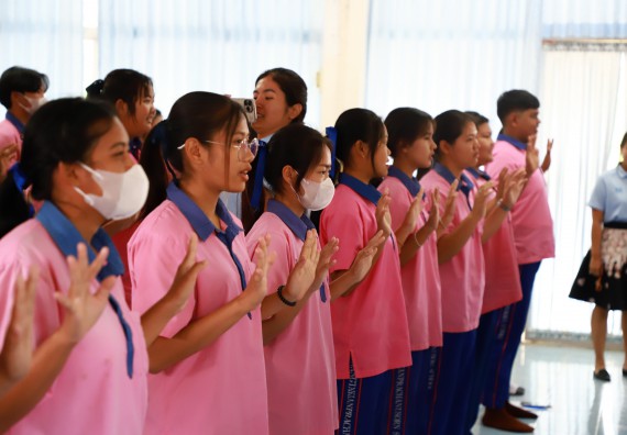 ภาพกิจกรรม  คณะวิทยาศาสตร์และเทคโนโลยี จัดค่ายวิทยาศาสตร์สัญจร ปีการศึกษา 2566 โรงเรียนวังตะเคียนประชานุสรณ์