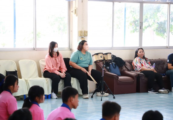 ภาพกิจกรรม  คณะวิทยาศาสตร์และเทคโนโลยี จัดค่ายวิทยาศาสตร์สัญจร ปีการศึกษา 2566 โรงเรียนวังตะเคียนประชานุสรณ์