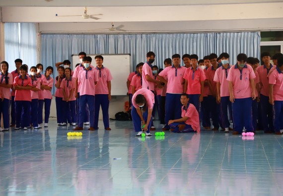 ภาพกิจกรรม  คณะวิทยาศาสตร์และเทคโนโลยี จัดค่ายวิทยาศาสตร์สัญจร ปีการศึกษา 2566 โรงเรียนวังตะเคียนประชานุสรณ์