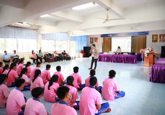 ภาพกิจกรรม  คณะวิทยาศาสตร์และเทคโนโลยี จัดค่ายวิทยาศาสตร์สัญจร ปีการศึกษา 2566 โรงเรียนวังตะเคียนประชานุสรณ์