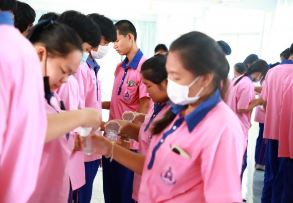 ภาพกิจกรรม  คณะวิทยาศาสตร์และเทคโนโลยี จัดค่ายวิทยาศาสตร์สัญจร ปีการศึกษา 2566 โรงเรียนวังตะเคียนประชานุสรณ์