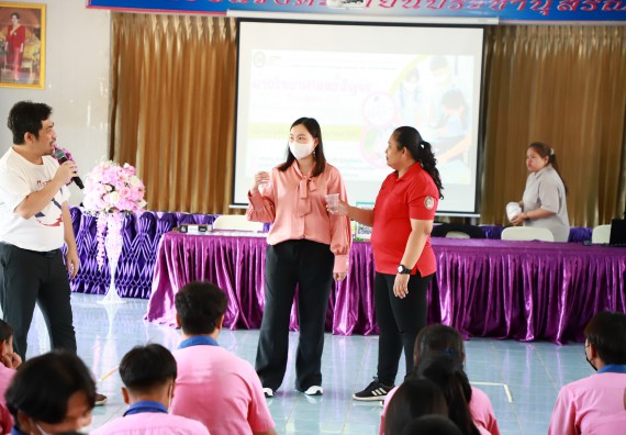 ภาพกิจกรรม  คณะวิทยาศาสตร์และเทคโนโลยี จัดค่ายวิทยาศาสตร์สัญจร ปีการศึกษา 2566 โรงเรียนวังตะเคียนประชานุสรณ์