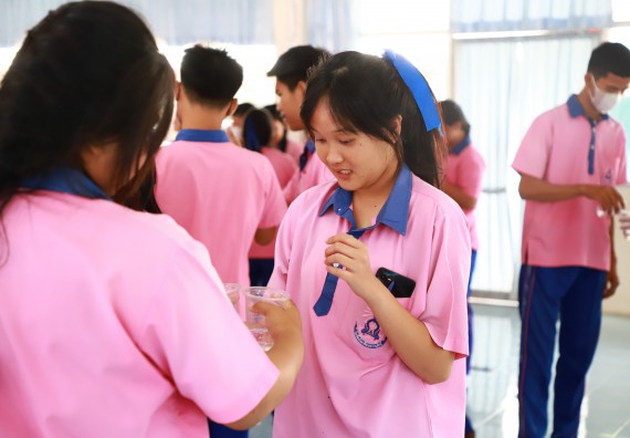 ภาพกิจกรรม  คณะวิทยาศาสตร์และเทคโนโลยี จัดค่ายวิทยาศาสตร์สัญจร ปีการศึกษา 2566 โรงเรียนวังตะเคียนประชานุสรณ์