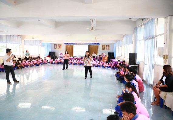 ภาพกิจกรรม  คณะวิทยาศาสตร์และเทคโนโลยี จัดค่ายวิทยาศาสตร์สัญจร ปีการศึกษา 2566 โรงเรียนวังตะเคียนประชานุสรณ์